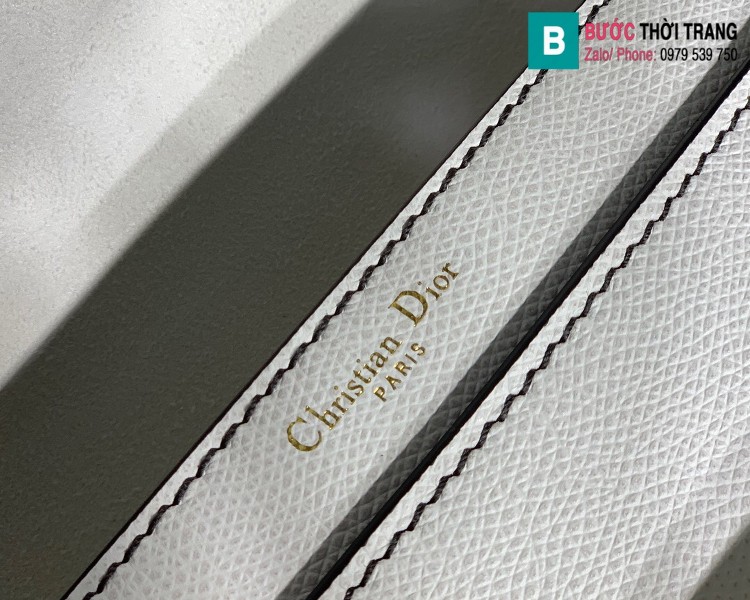 Túi xách Dior J'adior siêu cấp da xước màu trắng size 25cm 