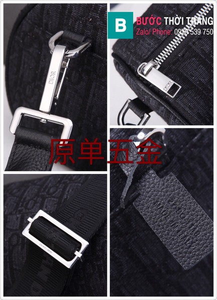 Túi xách Dior Roller Oblique Messenger Bag siêu cấp vải casvan màu 1 size 21.3cm - 93304