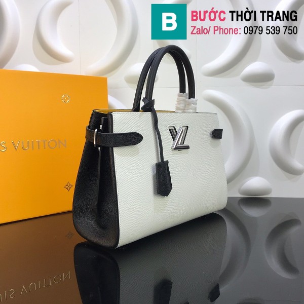 Túi xách Louis Vuitton Twist Tote siêu cấp màu trắng size 30cm - M53726