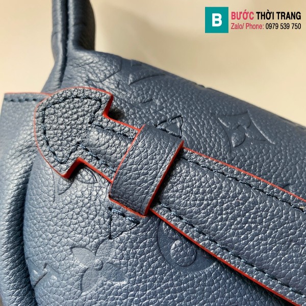 Túi xách Louis Vuitton Bumbag siêu cấp màu xanh đen size 23 cm - M44812