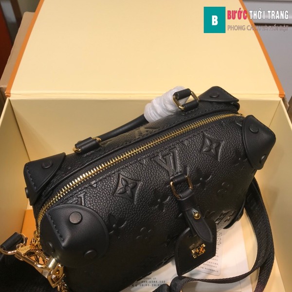 Túi xách LV Louis Vuitton Petite malle souple siêu cấp màu đen size 20 cm - M45394