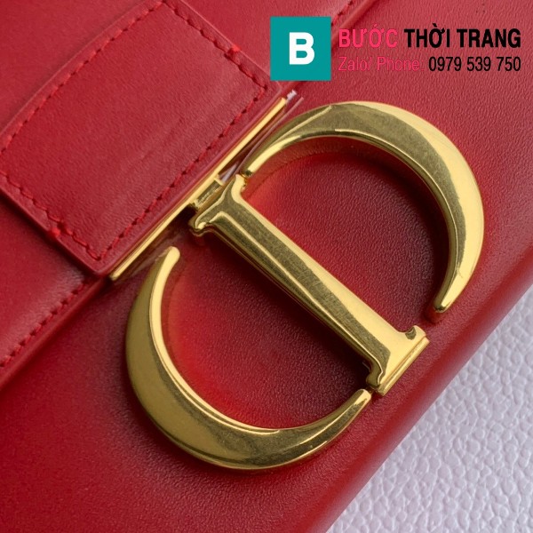 Túi xách Dior Mini Box 30 Montaige siêu cấp da bê màu đỏ size 17.5cm