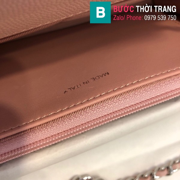 Túi xách Chanel Woc Falp Bag siêu cấp da cừu màu hồng size 19 cm - 33814