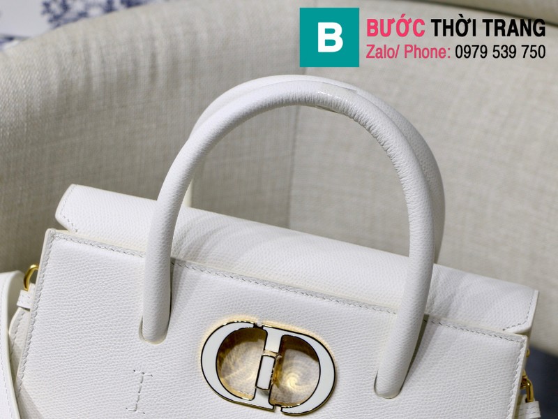 Túi xách Dior St. Honoré Bag siêu cấp da bê màu trắng size 25cm 