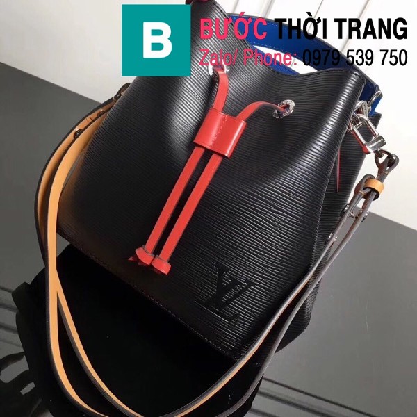 Túi xách LV Louis Vuitton NéoNoé BB Bag siêu cấp da sần màu đen size 20cm - M52853