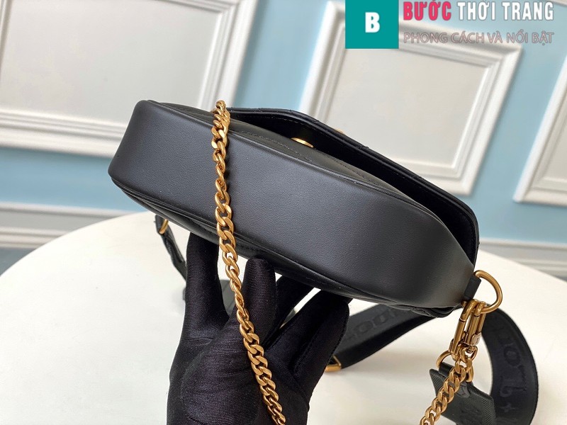 Túi xách LV Louis Vuitton New wave Multi-Pochete siêu cấp màu đen size 19cm - M56461