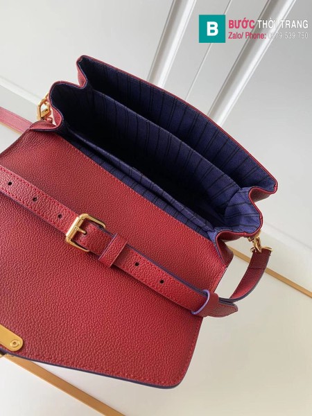 Túi Louis Vuitton Pochette Mettis siêu cấp màu đỏ đô size 25 cm - M41487