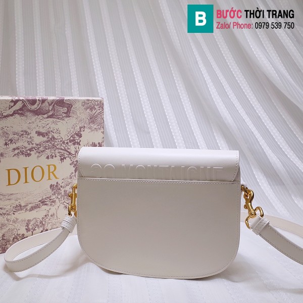 Túi xách Dior bobby siêu cấp da bê màu trắng size 22 cm