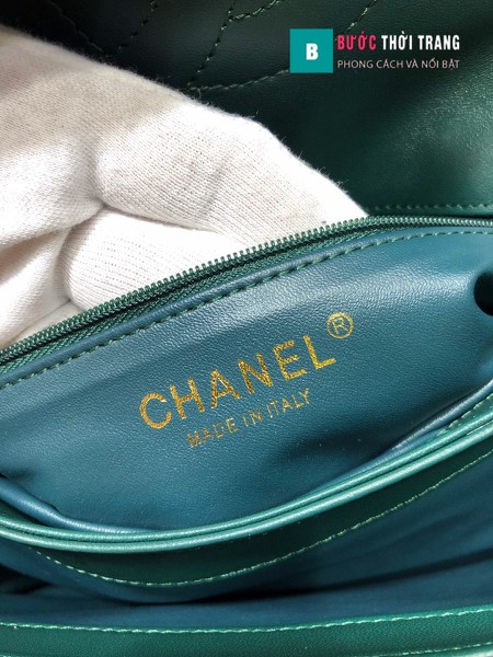 Túi Xách Chanel Trendy CC siêu cấp size 25cm màu xanh