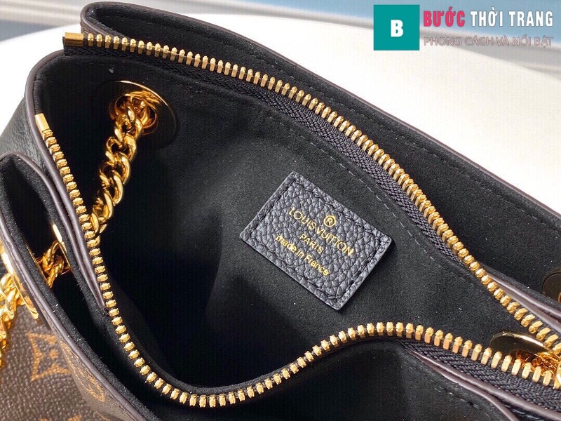 Túi xách LV LOUIS VUITTON Surene BB Chain Shoulder Bag siêu cấp màu đen size 24cm - M 43775