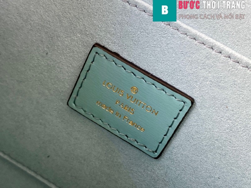 Túi xách LV Louis Vuitton Dauphine MM siêu cấp màu xanh size 25cm - M55837