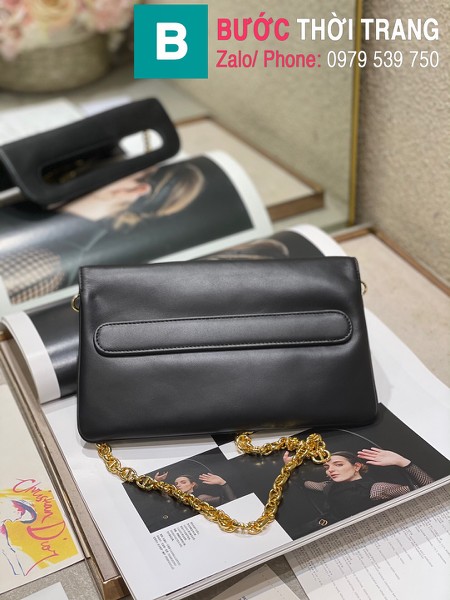Túi xách Dior Small Diordouble Bag siêu cấp da bê màu đen size 22cm - 6842