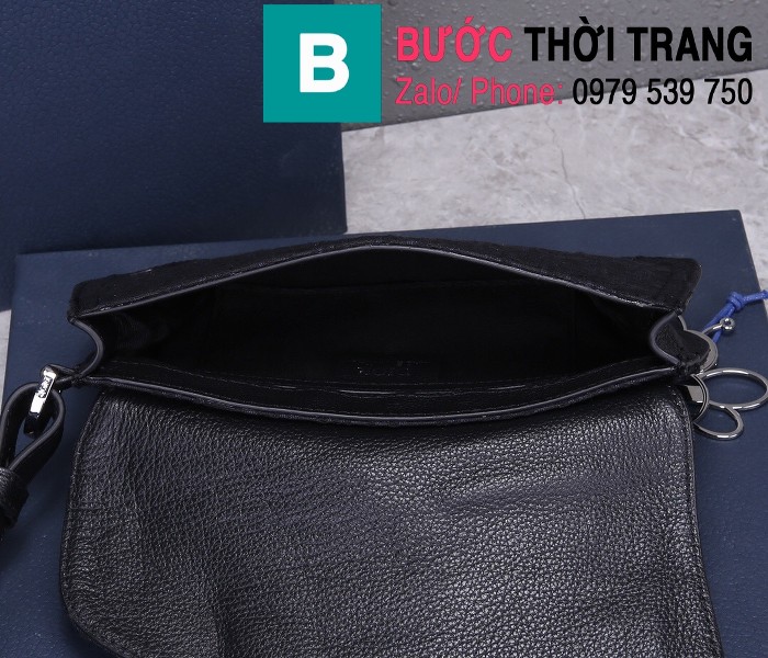 Túi xách Dior Saddle Bag siêu cấp chất liệu vải casvan màu 2 size 24cm