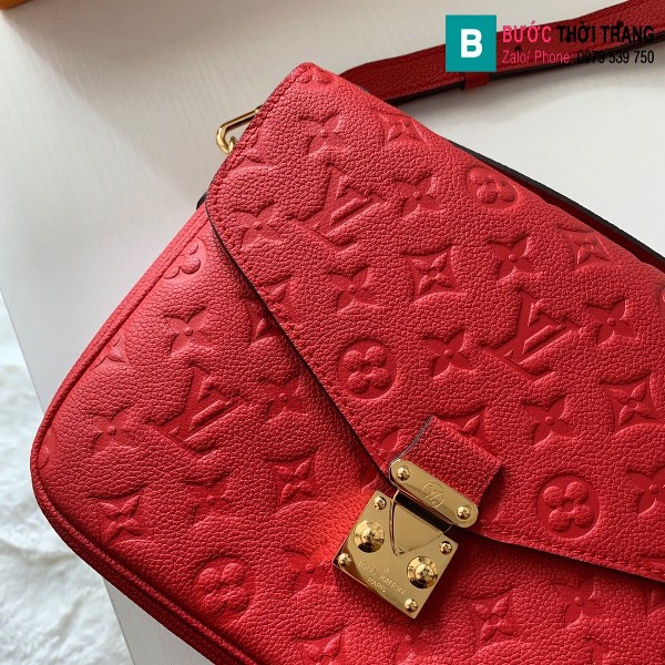 Túi xách Louis Vuitton Pochette Métis siêu cấp màu đỏ size 25 cm - M44155