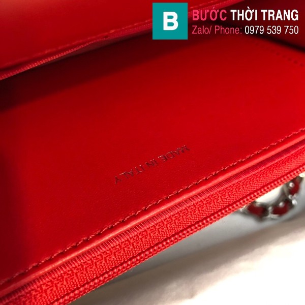 Túi xách Chanel Woc Falp Bag siêu cấp da cừu màu đỏ size 19 cm - 33814