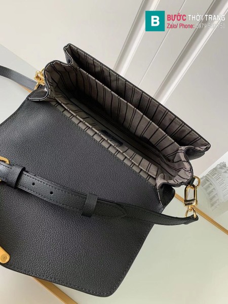 Túi Louis Vuitton Pochette Mettis siêu cấp màu đen size 25 cm - M41487