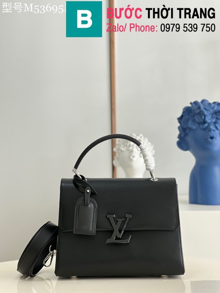 Túi Xách Louis Vuitton Grenelle PM siêu cấp da Epi màu đen size 26cm - M53695