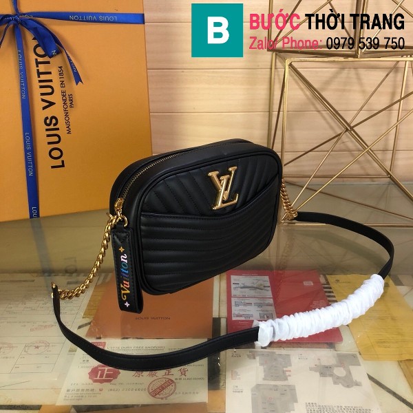 Túi xách Louis Vuitton New Wave siêu cấp da bê màu đen size 21.5 cm - M53683