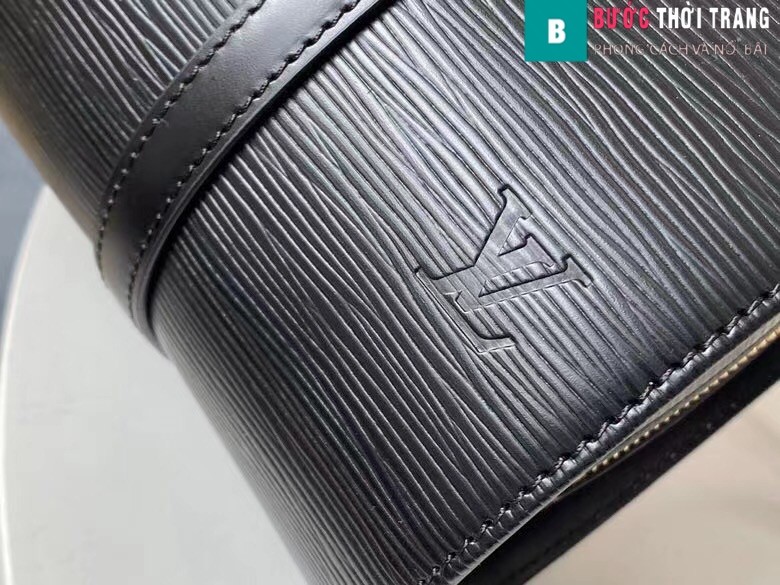 Túi xách LV Louis Vuitton Epi Soufflot Shoulder Bag siêu cấp màu đen size 30 cm - M52222