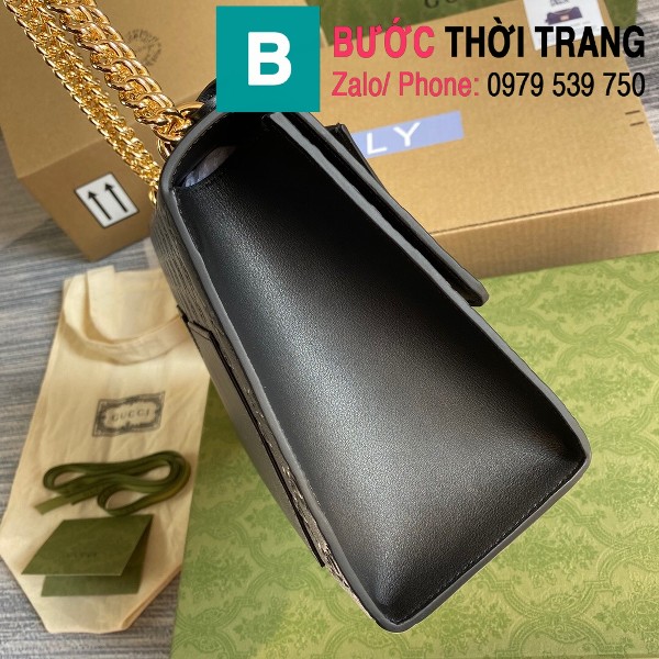 Túi xách Gucci Tian Padlock Shoulder bag siêu cấp màu đen size 30cm - 409486