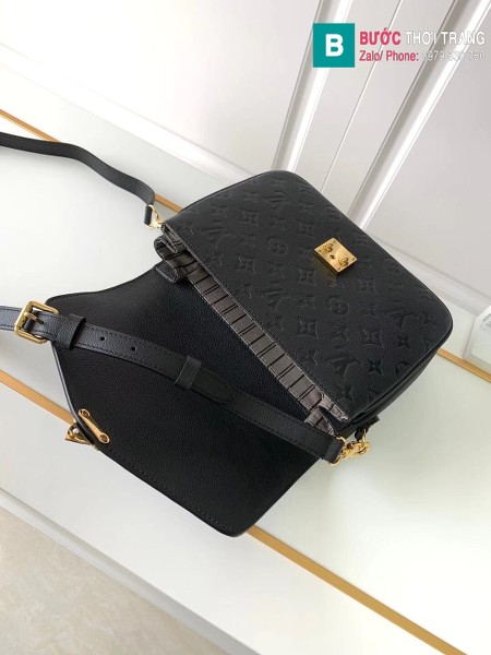 Túi Louis Vuitton Pochette Mettis siêu cấp màu đen size 25 cm - M41487