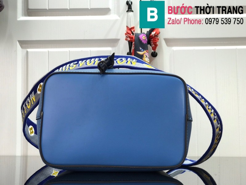 Túi xách LV Loius Vuitton Neonoe BB siêu cấp da Epi màu xanh size 20cm - M53612 