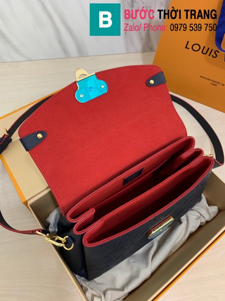 Túi xách Louis Vuitton Georges BB siêu cấp màu hải quân đỏ size 27.5 cm - M53941