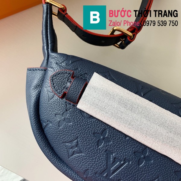 Túi xách LV Louis Vuitton Bumbag siêu cấp da monogram màu xanh đen size 23cm - M44812