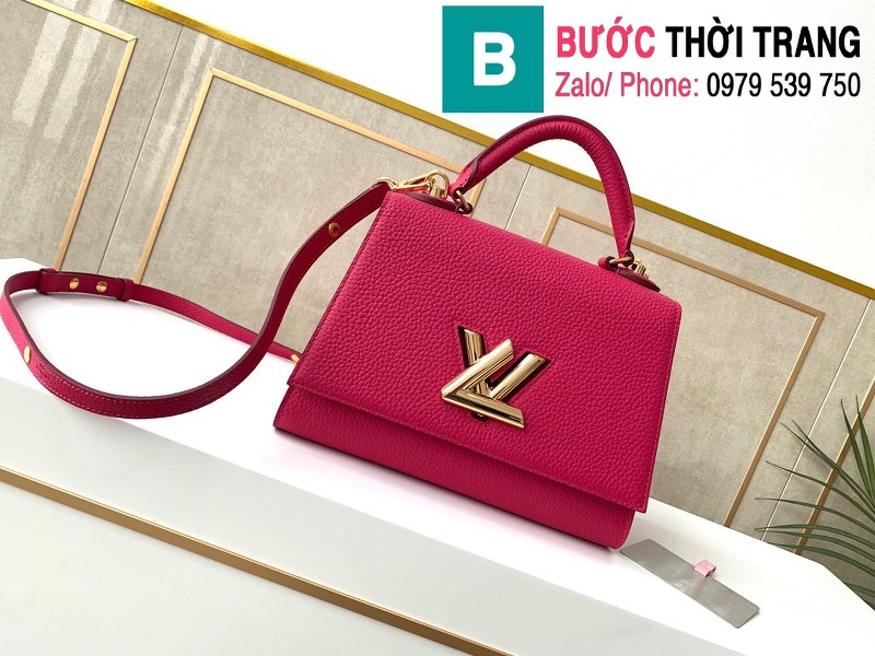 Túi LV Louis Vuitton Twist One Handle siêu cấp da Taurillon màu hồng size  25cm  M57093  Túi xách cao cấp những mẫu túi siêu cấp like authentic  cực đẹp