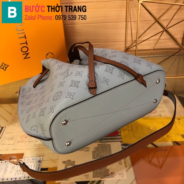Túi xách Louis Vuitton Girolata siêu cấp da bê màu xanh size 30 cm - M54401