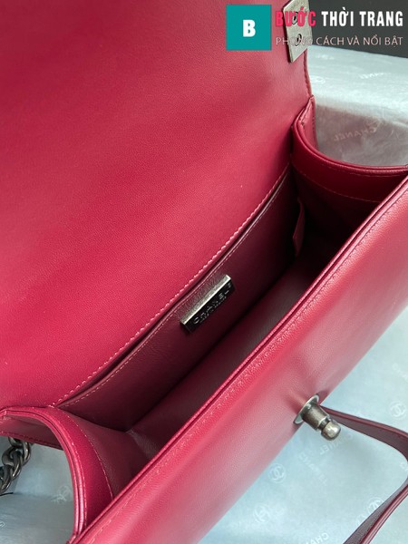 Túi xách Chanel boy siêu cấp python leather màu 10 size 20 cm - A94805
