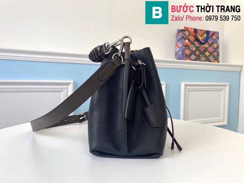 Túi xách Louis Vuitton Muria siêu cấp da bê màu đen size 25 cm - M55800