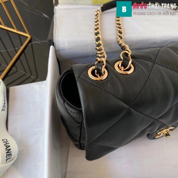 Túi xách đeo chéo Chanel siêu cấp mẫu mới màu đen size 25 cm