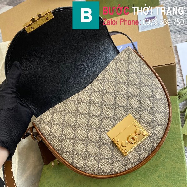Túi xách Gucci Padlock shoulder Bag siêu cấp casvan da đen size 22cm - 644524