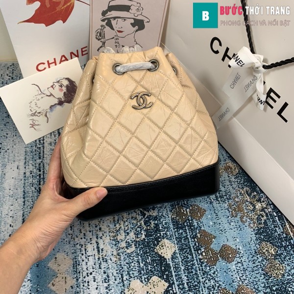 Túi xách Chanel Gabrielle Backpack siêu cấp màu da size 24cm - A94485
