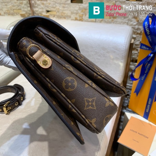 Túi Louis Vuitton Pochette Mettis siêu cấp màu nâu size 25 cm - M40780
