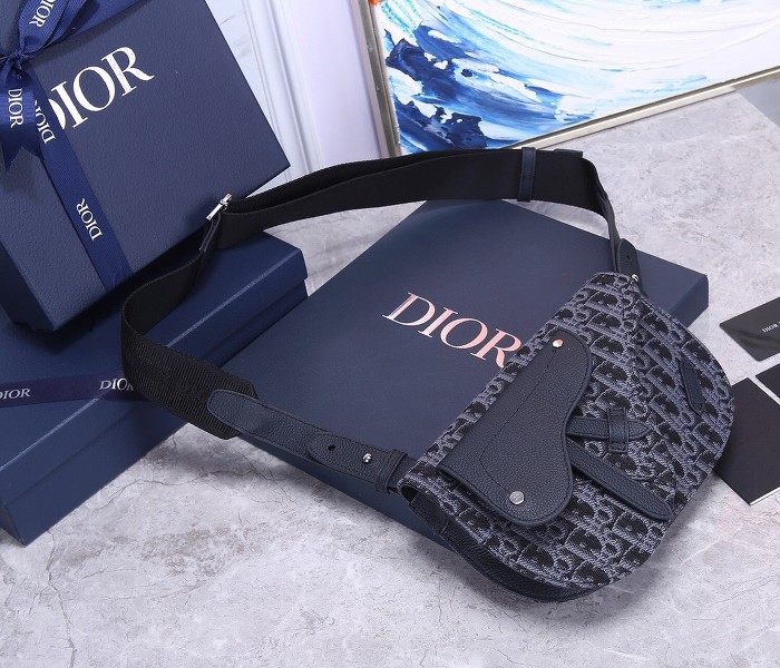 Túi xách Dior Saddle Bag siêu cấp chất liệu vải casvan màu 3 size 24cm
