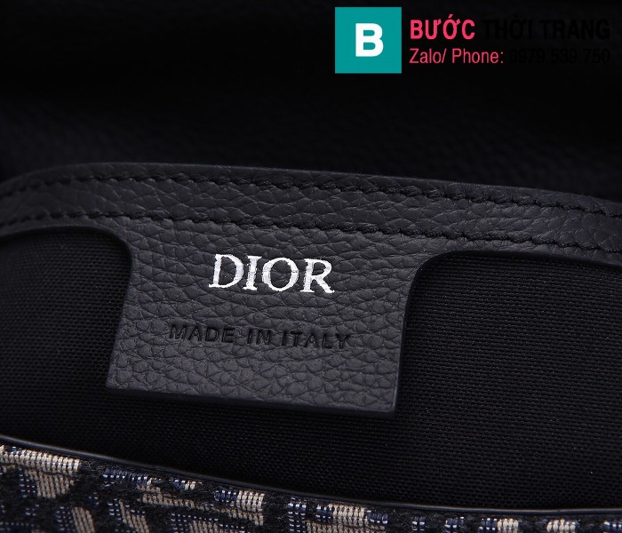 Túi ba lô Dior Homme Oblique siêu cấp vải casvan màu 2 size 19cm - 93313