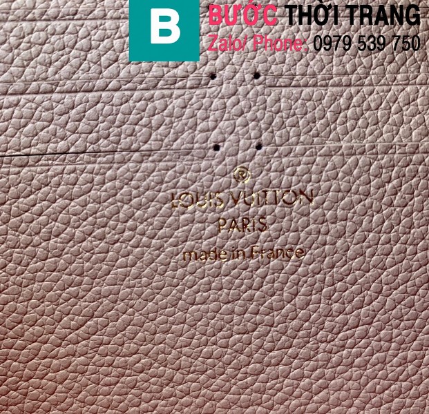 Túi xách Louis Vuitton Mylockme Clutch siêu cấp da bê màu hồng nhạt size 23.5 cm - M56087