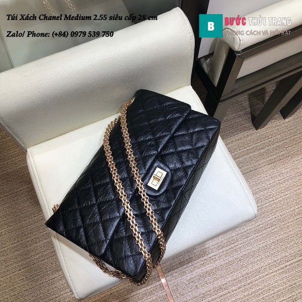 Túi xách Chanel Medium 2.55 đeo chéo hàng siêu cấp 28cm - 037587
