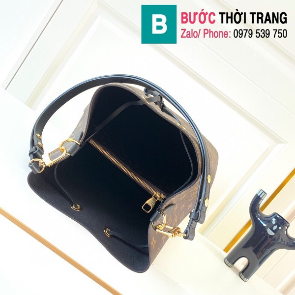 Túi xách Louis Vuitton NoeNoe MM siêu cấp màu đen size 26 cm - M44020