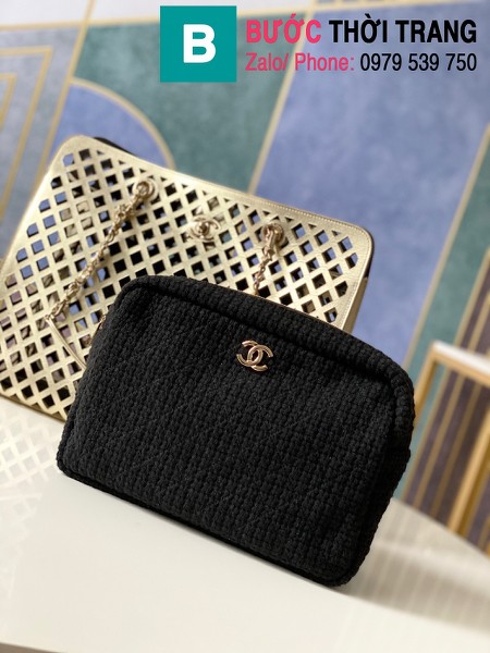 Túi xách Chanel shopping bag siêu cấp da bê màu trắng ngà size 36cm - AS2377