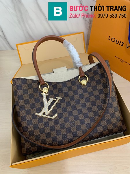 Túi xách Louis Vuitton Riverside siêu cấp màu trắng size 36 cm - M40135
