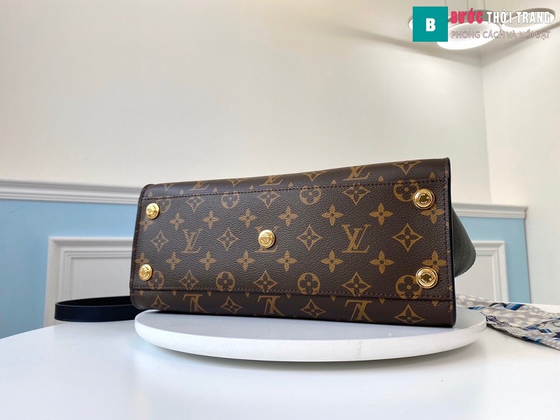 Túi xách LV Louis Vuitton On my side siêu cấp màu nâu size 30.5 cm - M53824