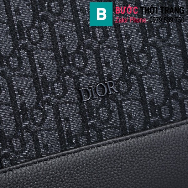 Túi xách Dior Oblique Bag siêu cấp cỡ lớn vải casvan màu 1 size 44cm