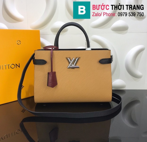 Túi xách Louis Vuitton Twist Tote siêu cấp màu bò size 30cm - M51846