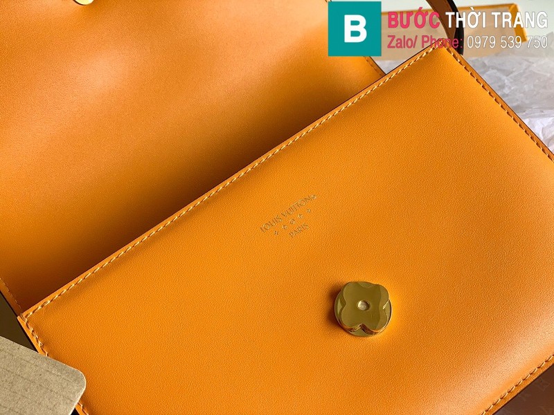 Túi xách Louis Vuitton Pont 9 siêu cấp da bò màu cam size 23 cm - M55980