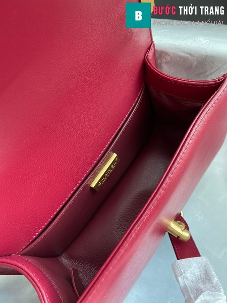 Túi xách Chanel boy siêu cấp python leather màu 12 size 20 cm - A94805