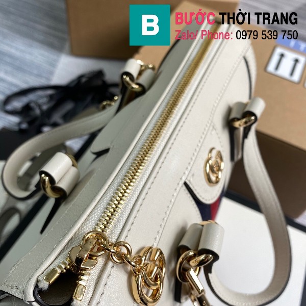 Túi xách Gucci Ophidia small GG tote bag siêu cấp màu trắng size 25 cm - 547551 