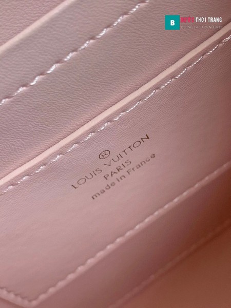 Túi LV Twist One Handle PM siêu cấp màu hồng size 29cm - M57039